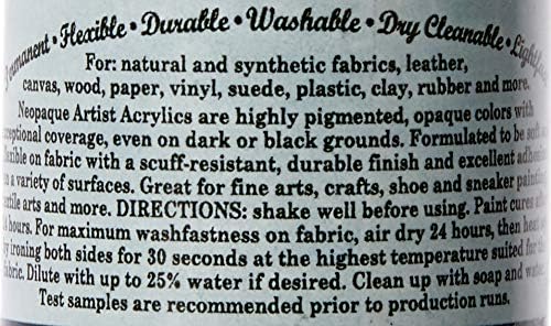 Jacquard Products 2-1/4-Ounce Neopaque Acrylic Paint, Turquoise