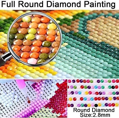 Holiday gift Diamond Painting kit, 5D Crystal Diamond Embroidery, Adult Handmade Diamond Painting Decoration product(9.8x11.8inch = 25x30cm)