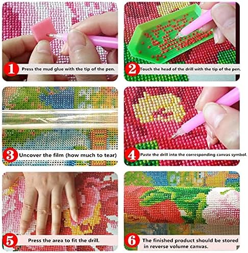5D Full Drill Diamond Painting Kit, Beach Sunset Digital Painting Diamonds, DIY Painting Kit Full Drill Crystal Embroidery Painting, Crystal Diamond Art for Home Decoration Products (12x16inch)