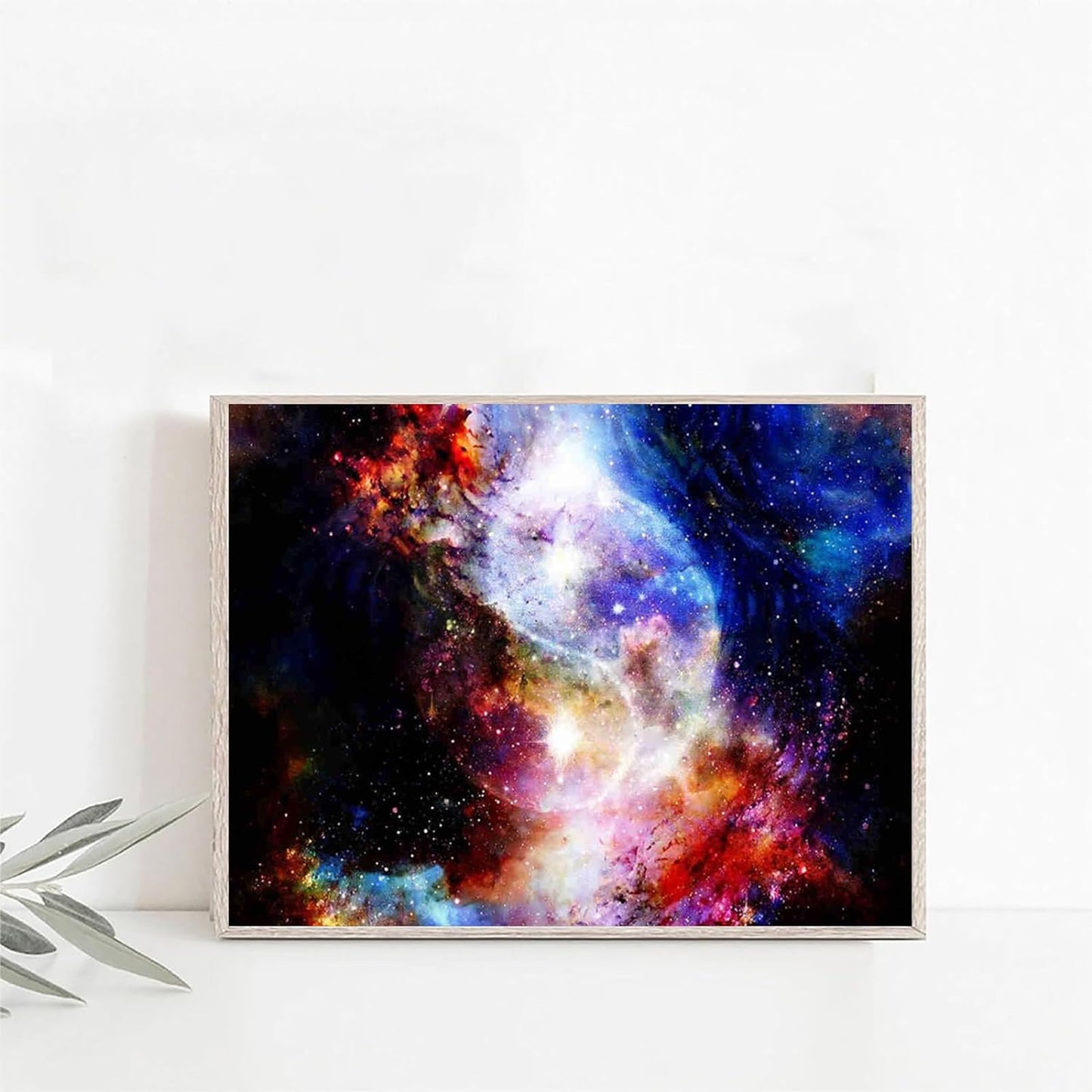 WaRthy Yin Yang in Cosmic Space 5D Diamond Painting Kits, Galaxy Yang Jang Jin Life Painting Arts Craft Canvas Full Drill Cross Stitch, 12x16 Inch