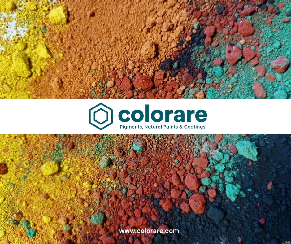 Dark Yellow Ochre France Natural Mineral Pigment 鈥?Pigments for Artistic and Decorative Painting, Concrete, Clay, Lime, Plaster, Masonry and Paint Products (150 ML | 5 OZ)