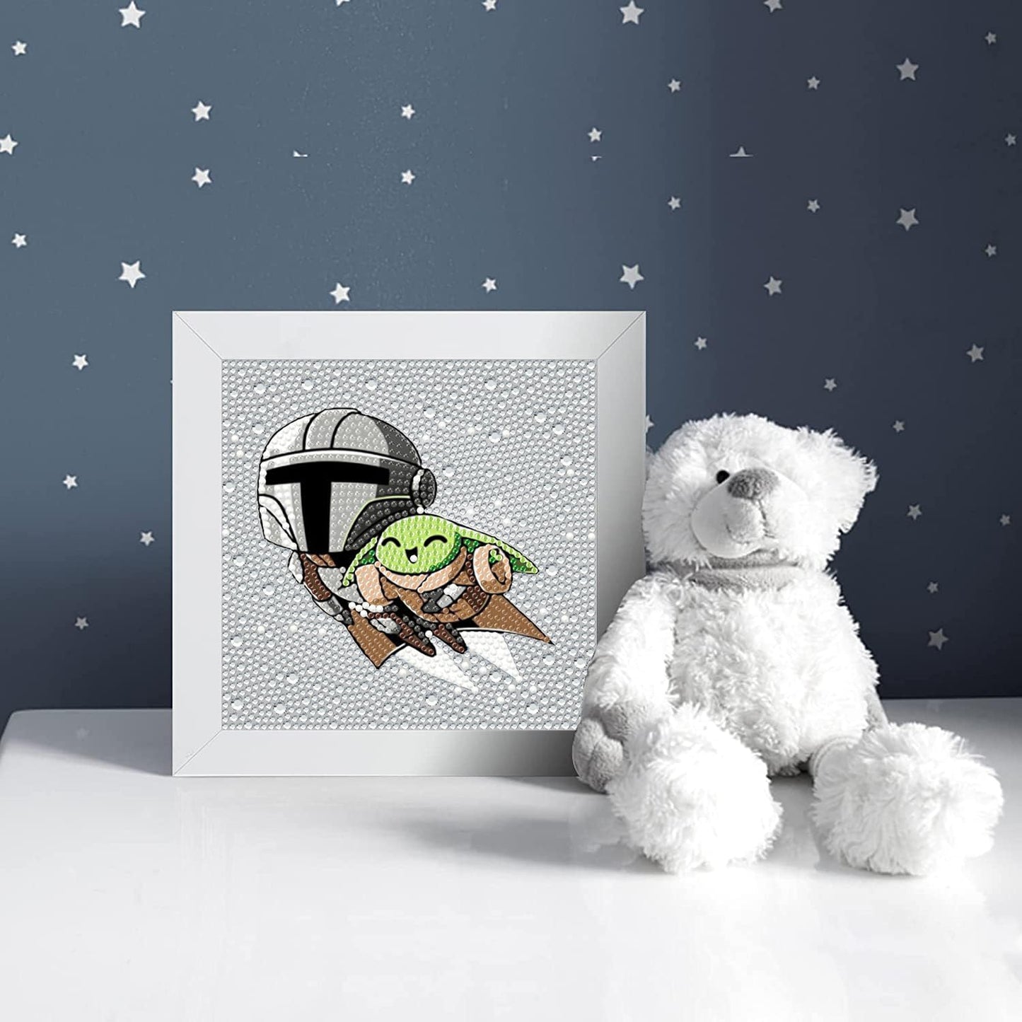 Cartoon Frame Diamond Painting Kits for Kids-Cartoon Diamond Art for Kids,Cartoon Gem Art for Kids for Gift Home Wall Decor(6x6inch)