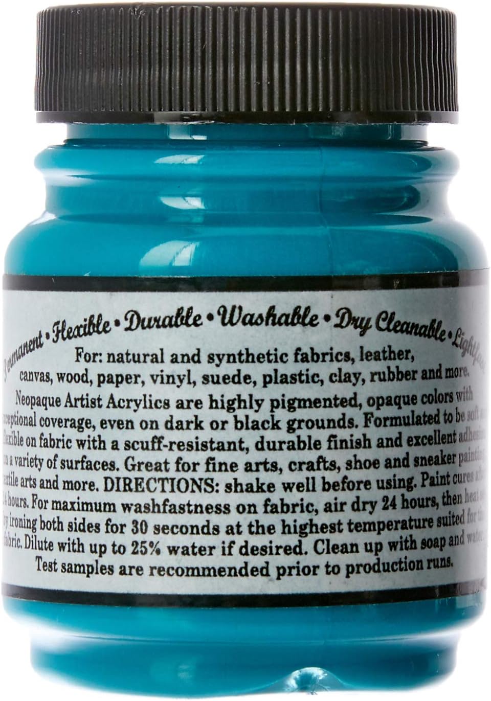 Jacquard Products 2-1/4-Ounce Neopaque Acrylic Paint, Turquoise