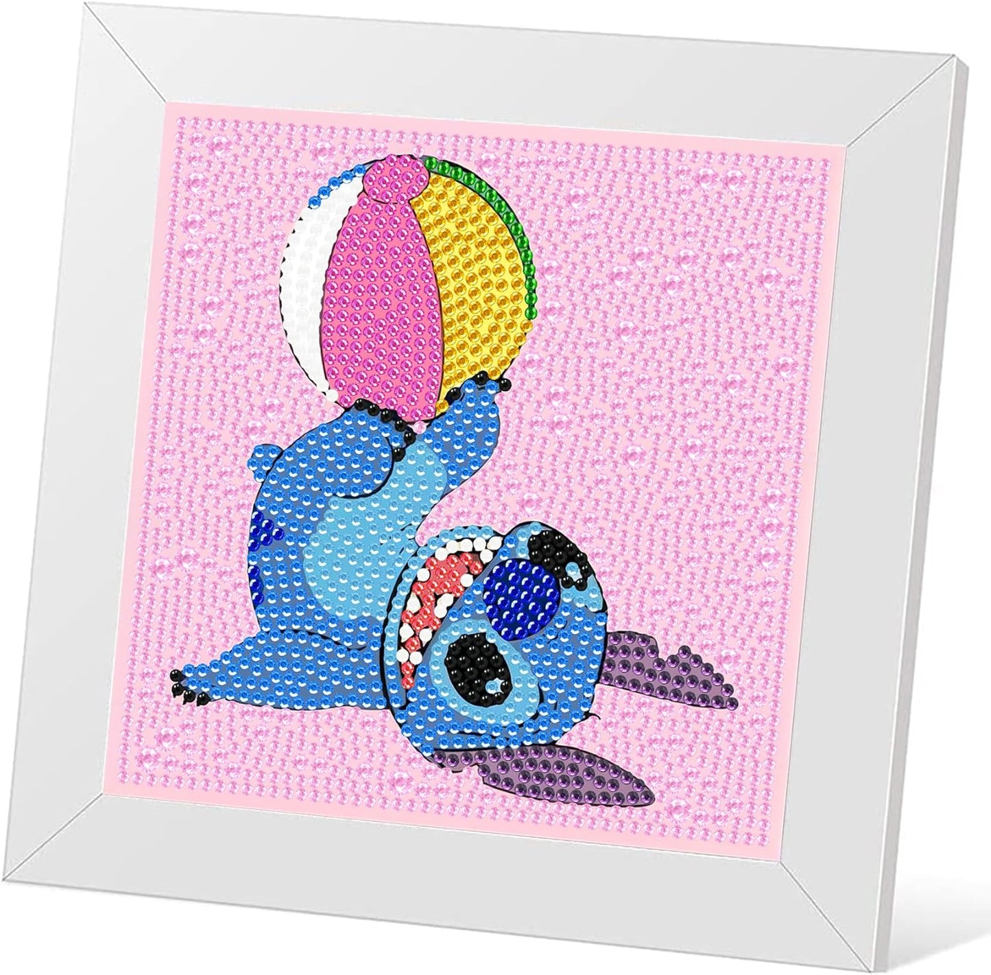 Cartoon Frame Diamond Painting Kits for Kids-Cartoon Diamond Art for Kids,Cartoon Gem Art for Kids for Gift Home Wall Decor(6x6inch)