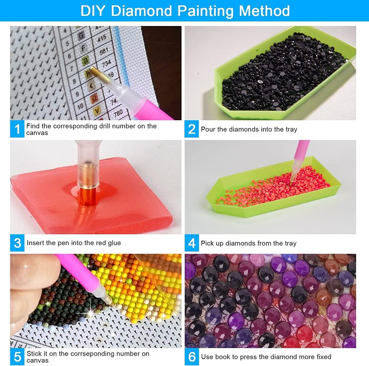 Diamond Painting Kit for Adults,5D Diamond Art Round Full Diamond Painting Kits-Tarot Brand Sun,Diamond Painting Art,Diamond Painting Art for Gifts and Home Decor (11.8x15.7 inches)