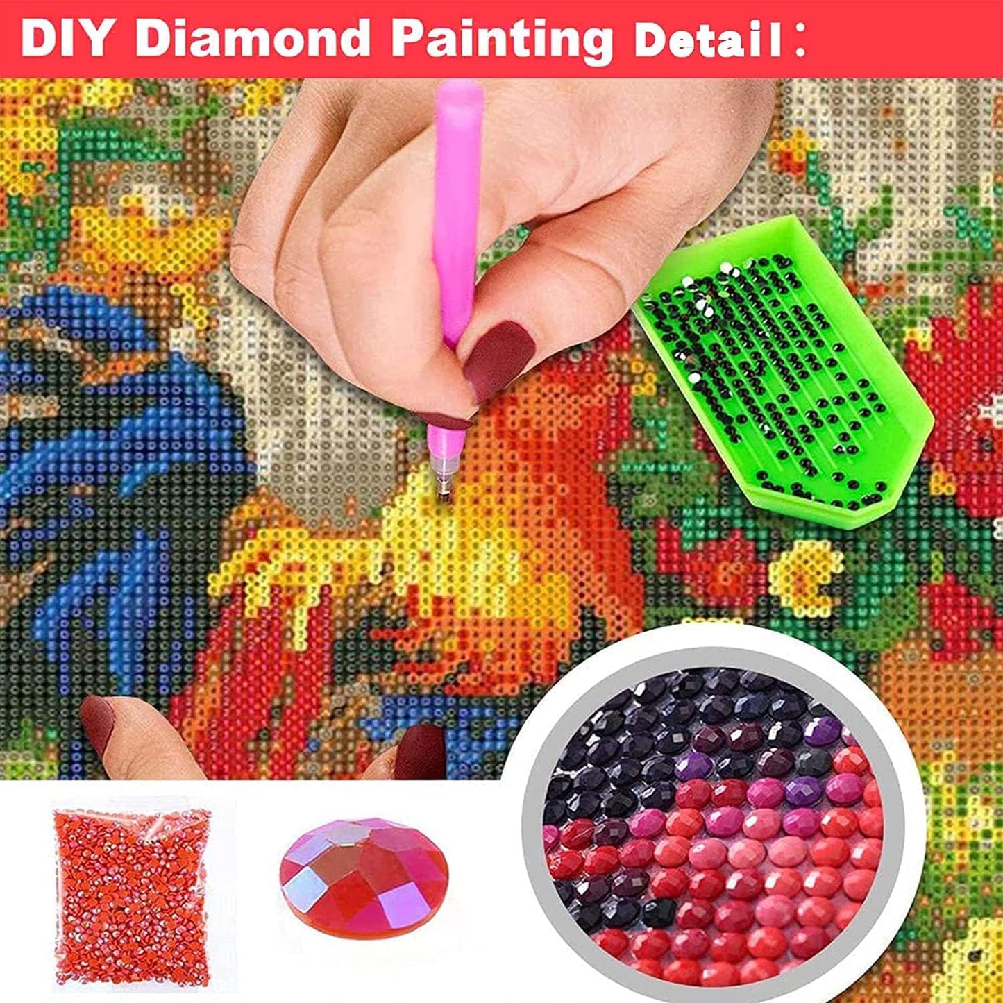 5D Diamond Painting by Number Kit for Adult, DIY Full Drill Toolkit Friends TV Show Central Perk Embroidery Rhinestone Painting Arts Craft for Home Wall Decor 12 X 16 Inch