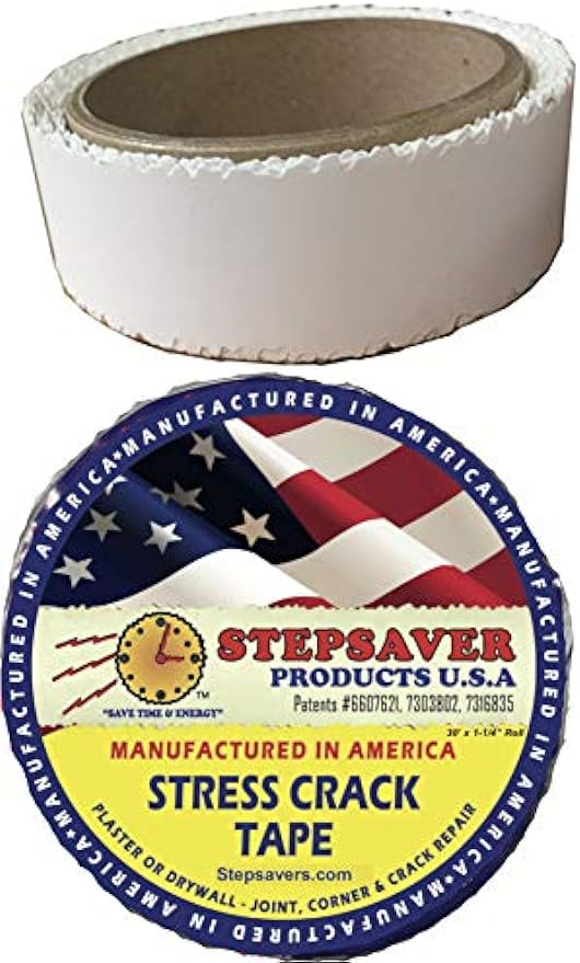 Stepsaver Products Self Adhesive Stress Crack Tape (1.25'' x 30' Smooth Roll) Item 7030