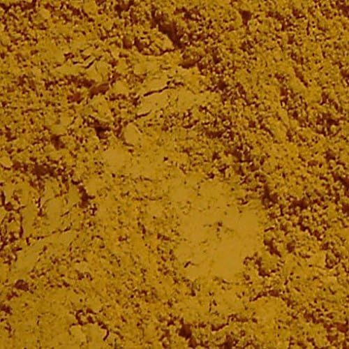 Dark Yellow Ochre France Natural Mineral Pigment 鈥?Pigments for Artistic and Decorative Painting, Concrete, Clay, Lime, Plaster, Masonry and Paint Products (150 ML | 5 OZ)