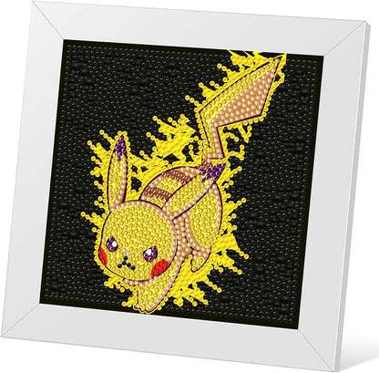 Cartoon Frame Diamond Painting Kits for Kids-Cartoon Diamond Art for Kids,Cartoon Gem Art for Kids for Gift Home Wall Decor(6x6inch)