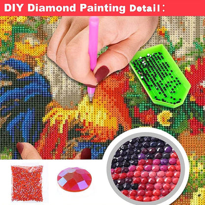 5D Diamond Painting by Number Kit for Adult, DIY Full Drill Toolkit Friends TV Show Central Perk Embroidery Rhinestone Painting Arts Craft for Home Wall Decor 12 X 16 Inch